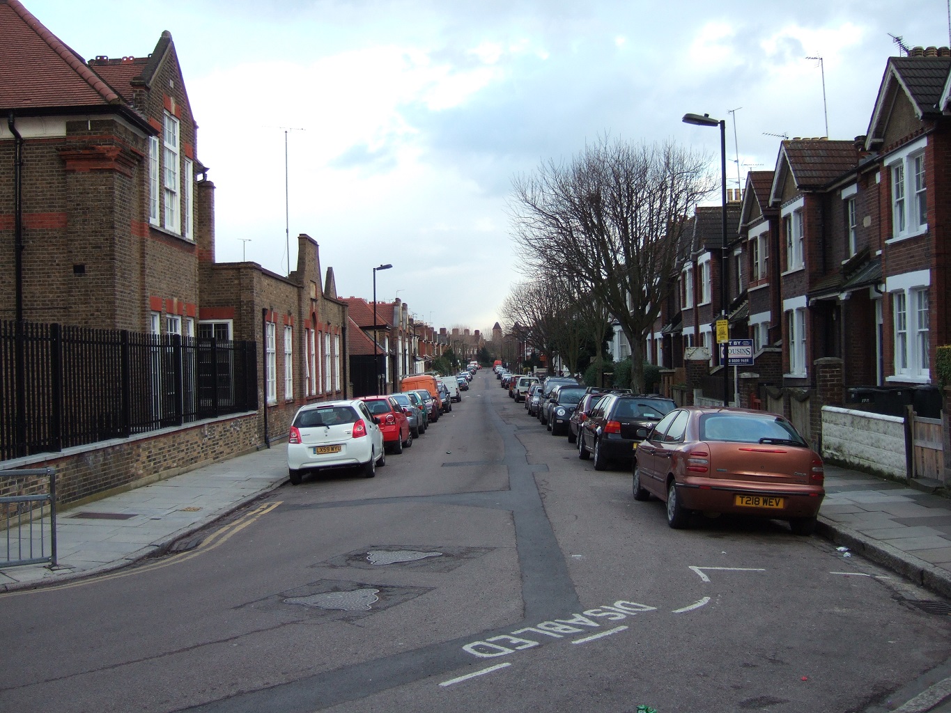 Vartry Road by Stamford Hill School, St Mungos and Woodberry Down Church Vartry Road by Stamford Hill School, St Mungos and Woodberry Down Church