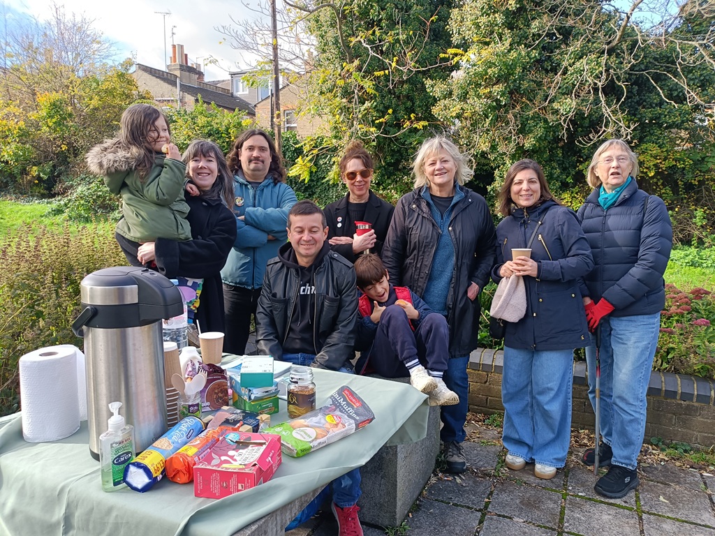 Local residents at the October litter pick in Paignton Park