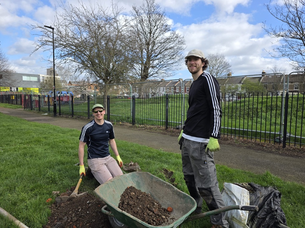 Ten new trees for Paignton Park planted in March 2026
