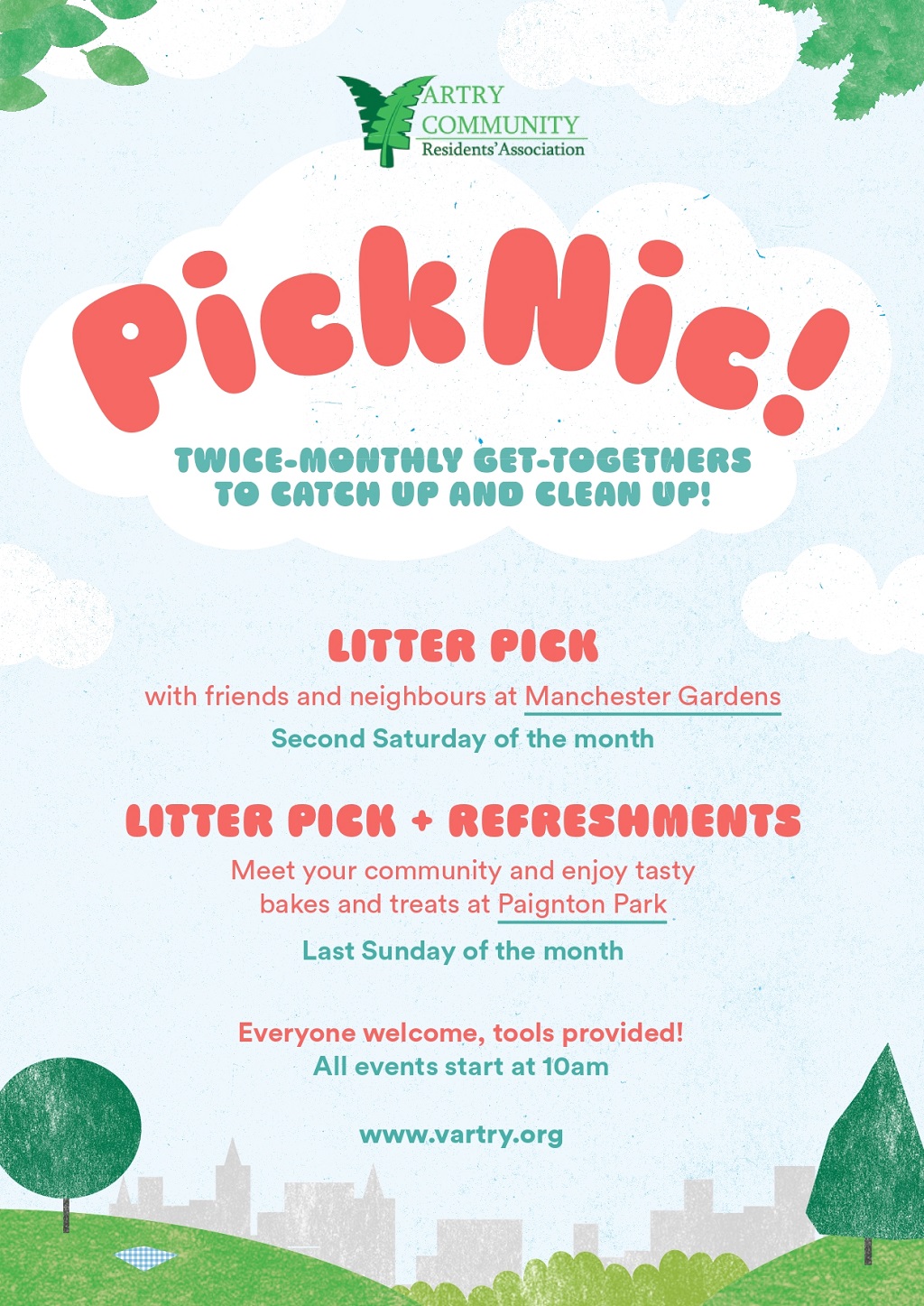 Month litter picks at both Manchester Gardens and also Paignton Park Month litter picks at both Manchester Gardens and also Paignton Park